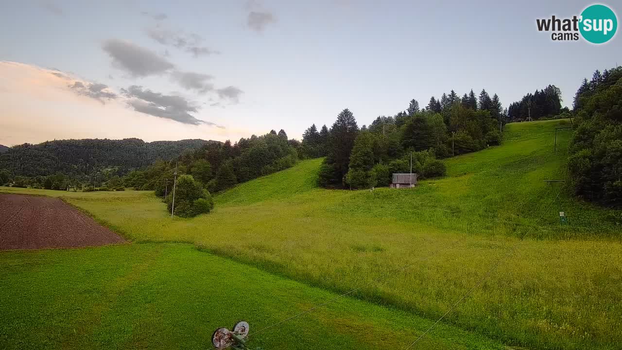 Webcam Smučišče Senožeta – Ski Resort Live View near Bohinj