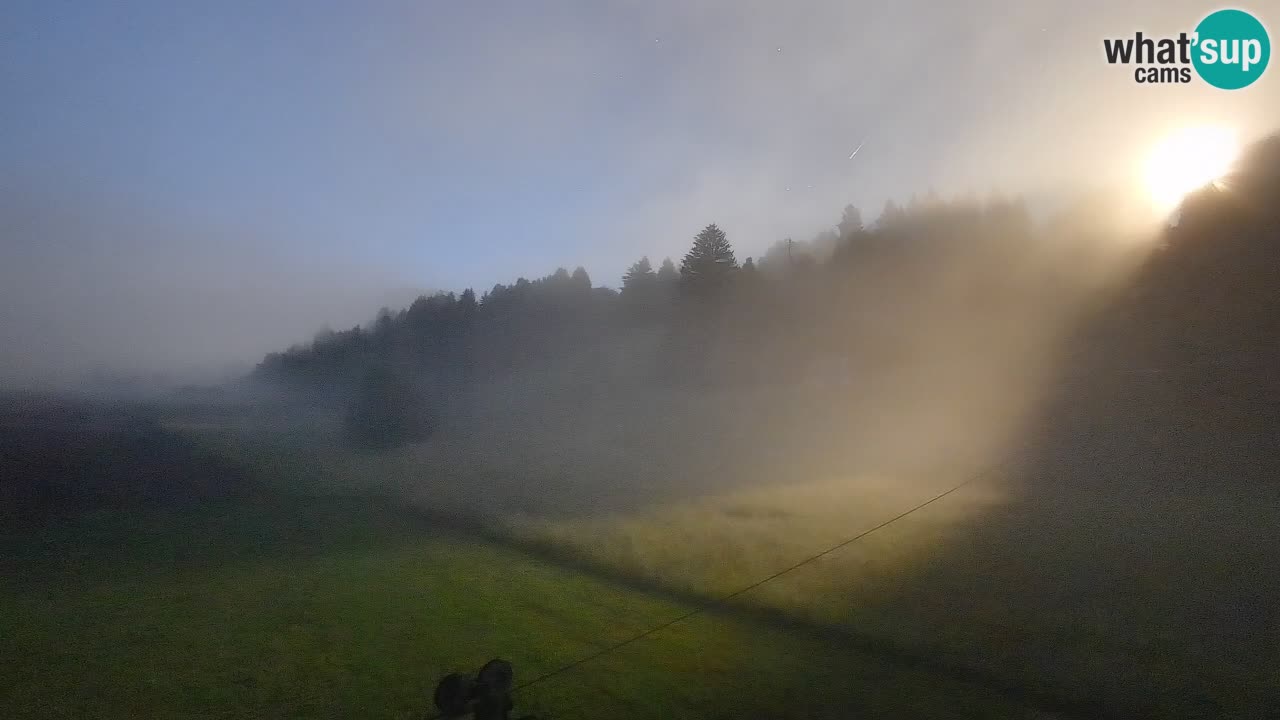Webcam Smučišče Senožeta – Ski Resort Live View near Bohinj