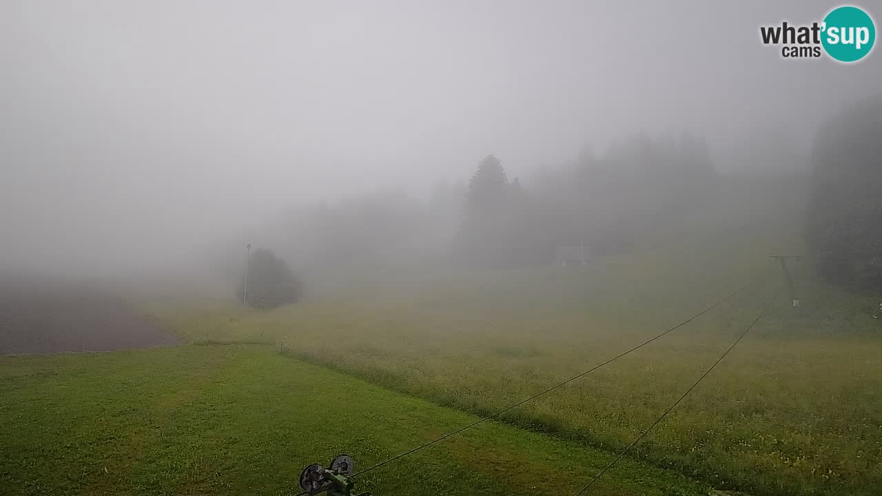 Webcam Smučišče Senožeta – Station de ski à Srednja Vas près de Bohinj