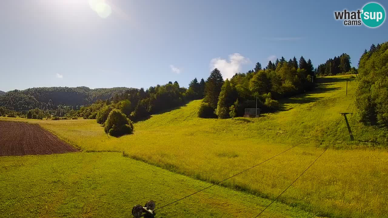 Webcam Smučišče Senožeta – Stazione sciistica a Srednja Vas vicino Bohinj