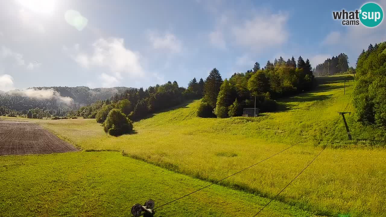 Webcam Smučišče Senožeta – Ski Resort Live View near Bohinj