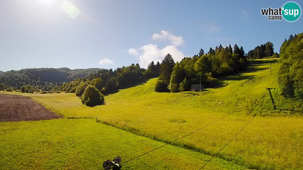 Web kamera Smučišče Senožeta – Skijalište u Srednjoj Vasi kod Bohinja