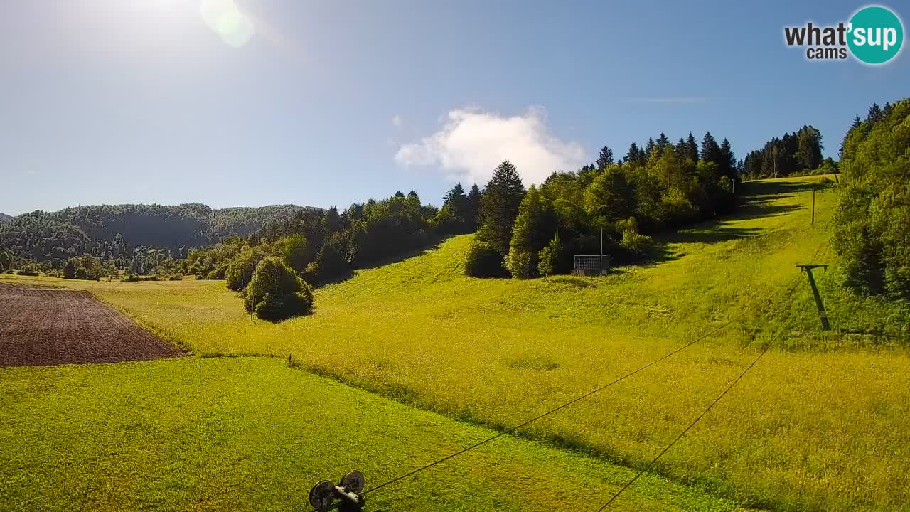 Webcam Smučišče Senožeta – Ski Resort Live View near Bohinj
