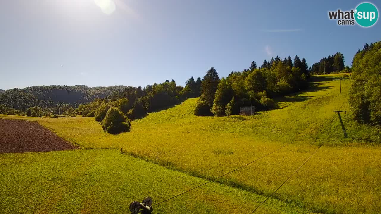 Cámara web Smučišče Senožeta – Estación de esquí en Srednja Vas cerca de Bohinj