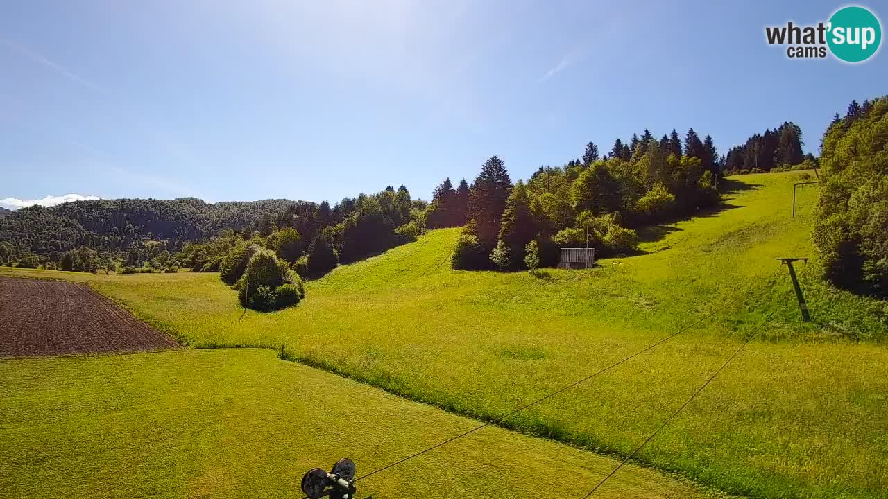 Webcam Smučišče Senožeta – Ski Resort Live View near Bohinj