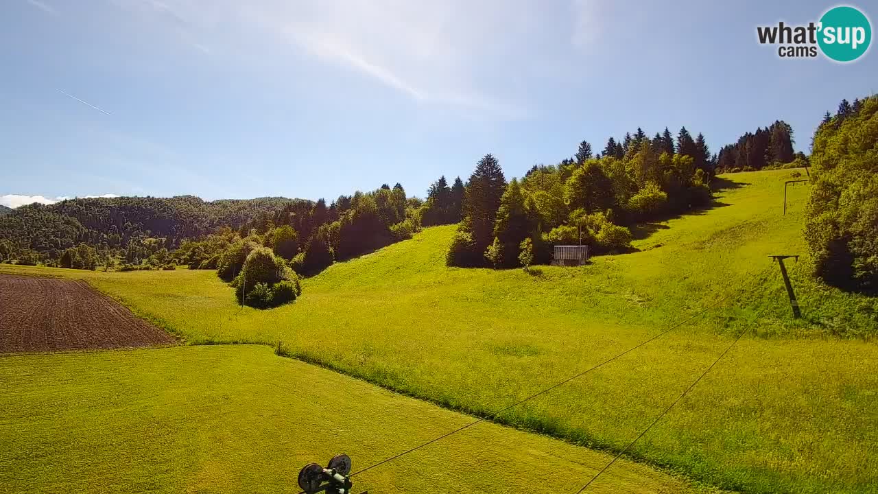 Cámara web Smučišče Senožeta – Estación de esquí en Srednja Vas cerca de Bohinj