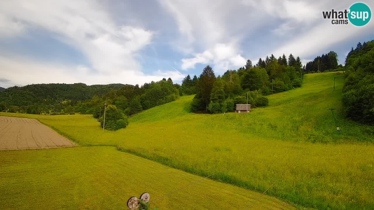 Webcam Smučišče Senožeta – Ski Resort Live View near Bohinj