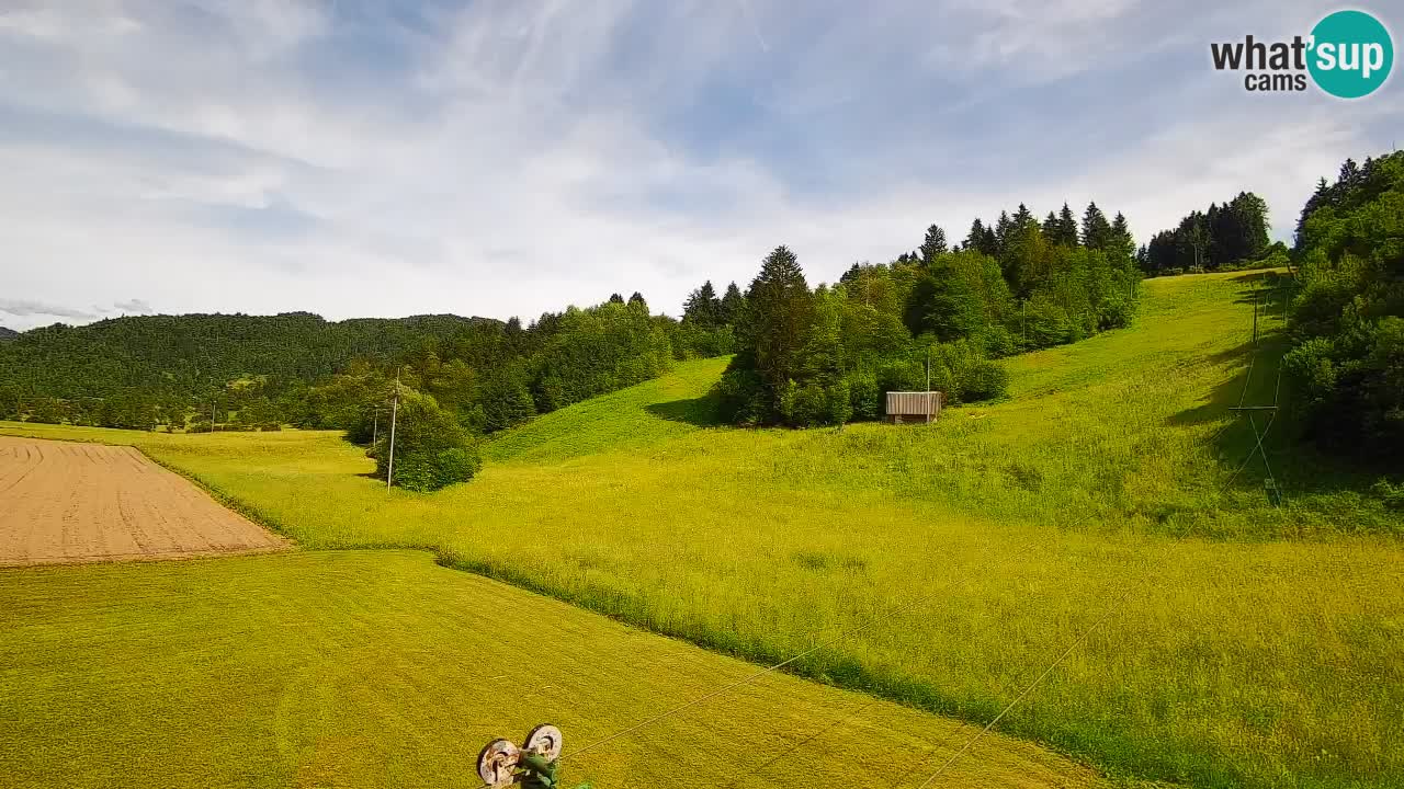 Webcam Smučišče Senožeta – Stazione sciistica a Srednja Vas vicino Bohinj