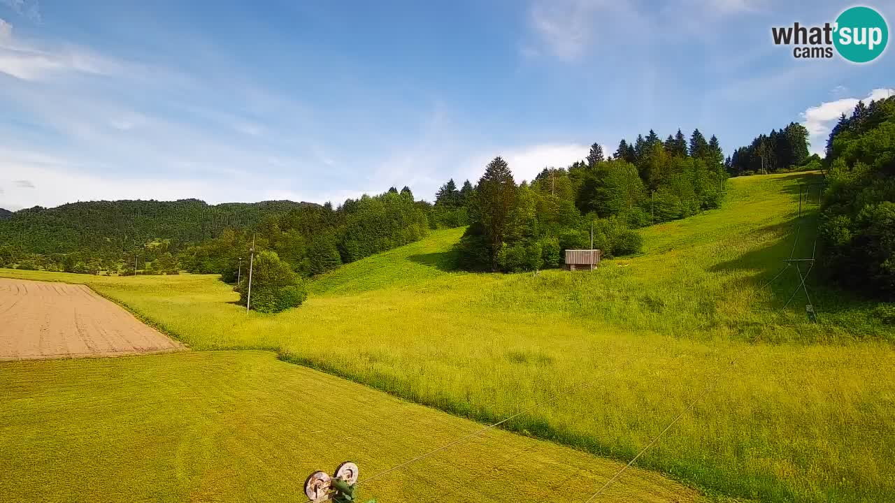 Spletna kamera Smučišče Senožeta – smučarsko središče v Srednji vasi pri Bohinju