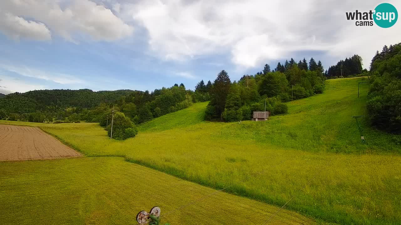 Web kamera Smučišče Senožeta – Skijalište u Srednjoj Vasi kod Bohinja