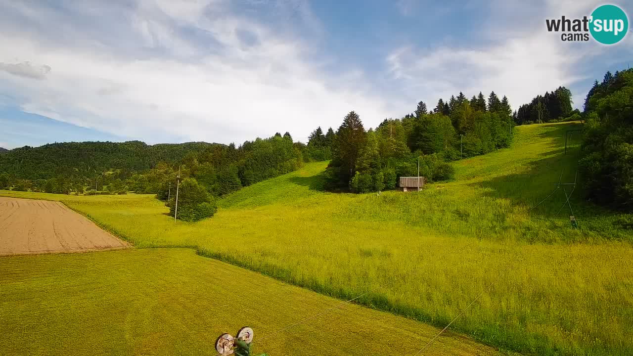 Webcam Smučišče Senožeta – Stazione sciistica a Srednja Vas vicino Bohinj