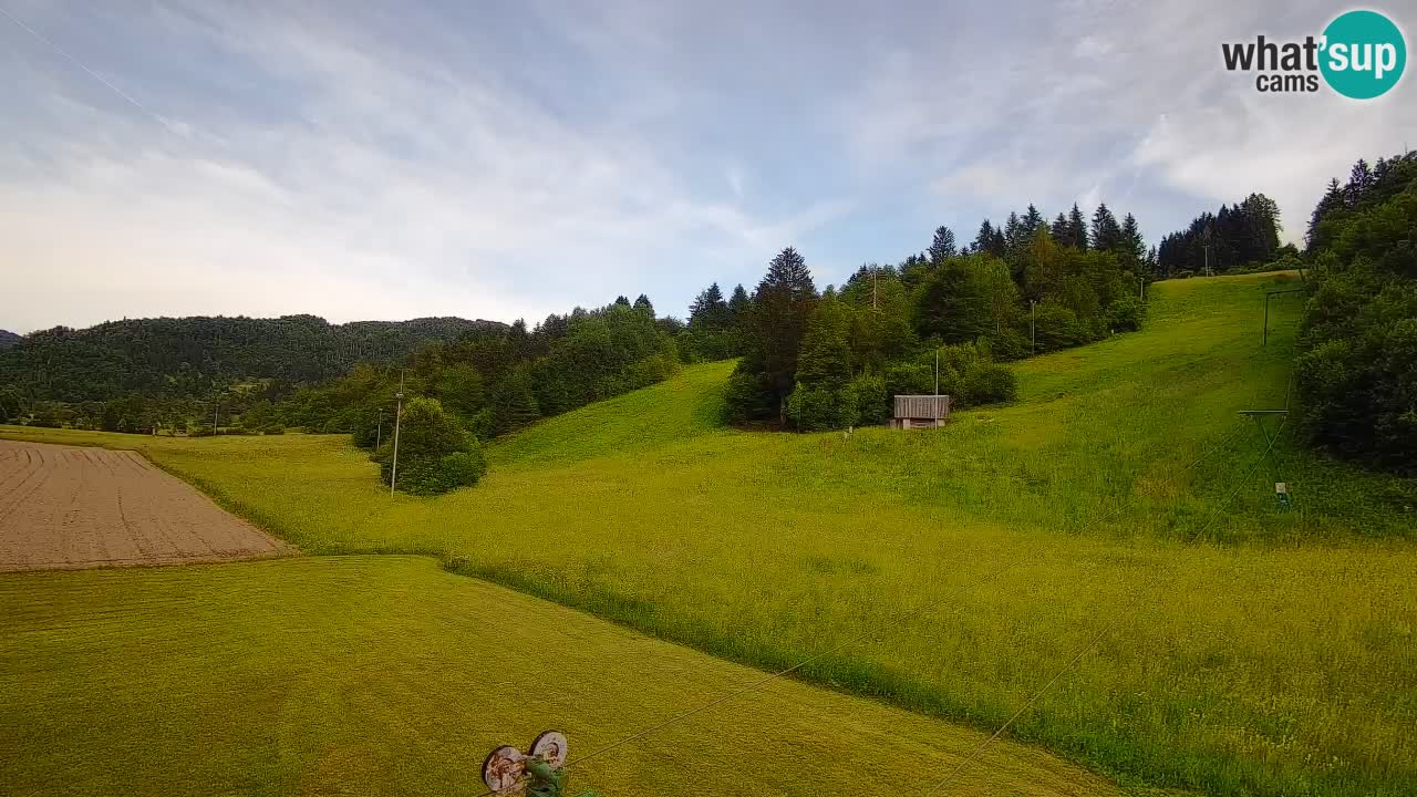 Webcam Smučišče Senožeta – Stazione sciistica a Srednja Vas vicino Bohinj