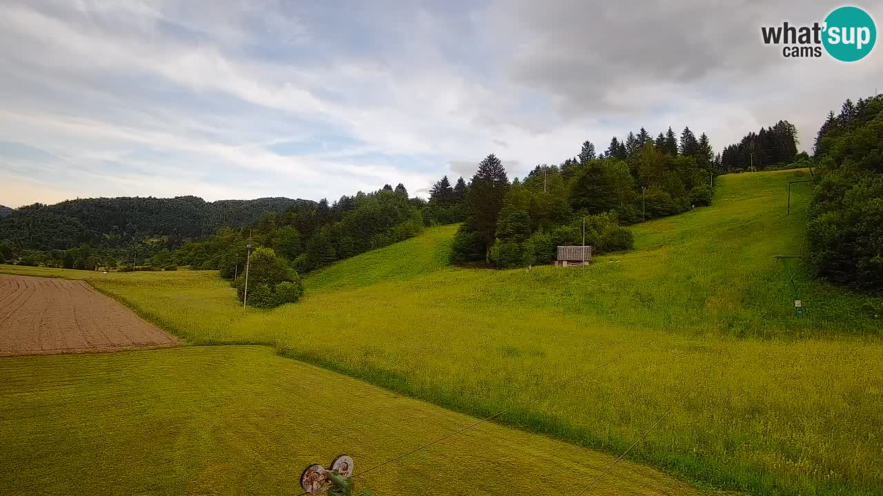 Webcam Smučišče Senožeta – Stazione sciistica a Srednja Vas vicino Bohinj