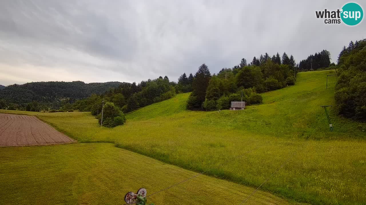Webcam Smučišče Senožeta – Stazione sciistica a Srednja Vas vicino Bohinj