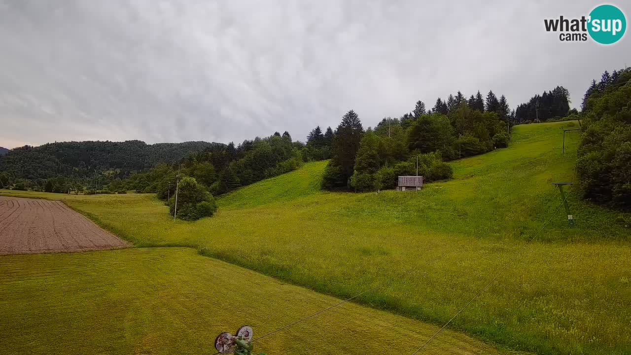 Webcam Smučišče Senožeta – Stazione sciistica a Srednja Vas vicino Bohinj