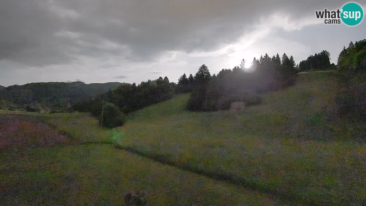 Webcam Smučišče Senožeta – Station de ski à Srednja Vas près de Bohinj