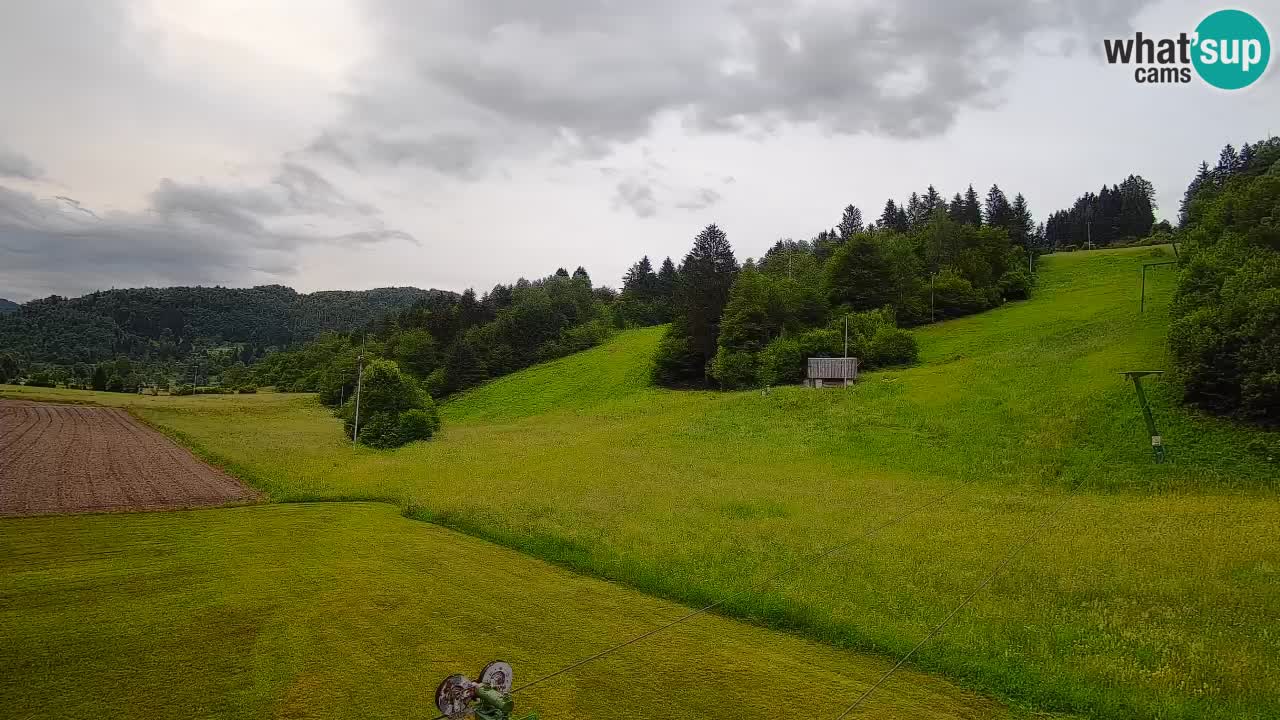 Cámara web Smučišče Senožeta – Estación de esquí en Srednja Vas cerca de Bohinj