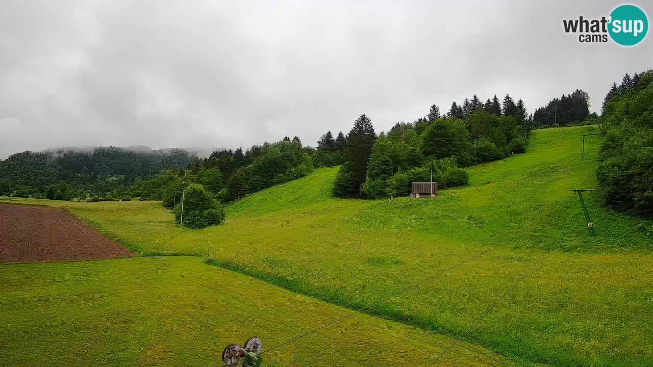 Webcam Smučišče Senožeta – Station de ski à Srednja Vas près de Bohinj