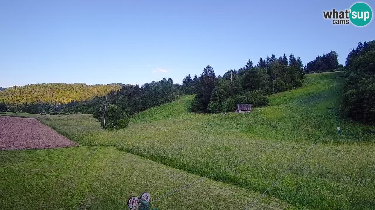 Webcam Smučišče Senožeta – Ski Resort Live View near Bohinj