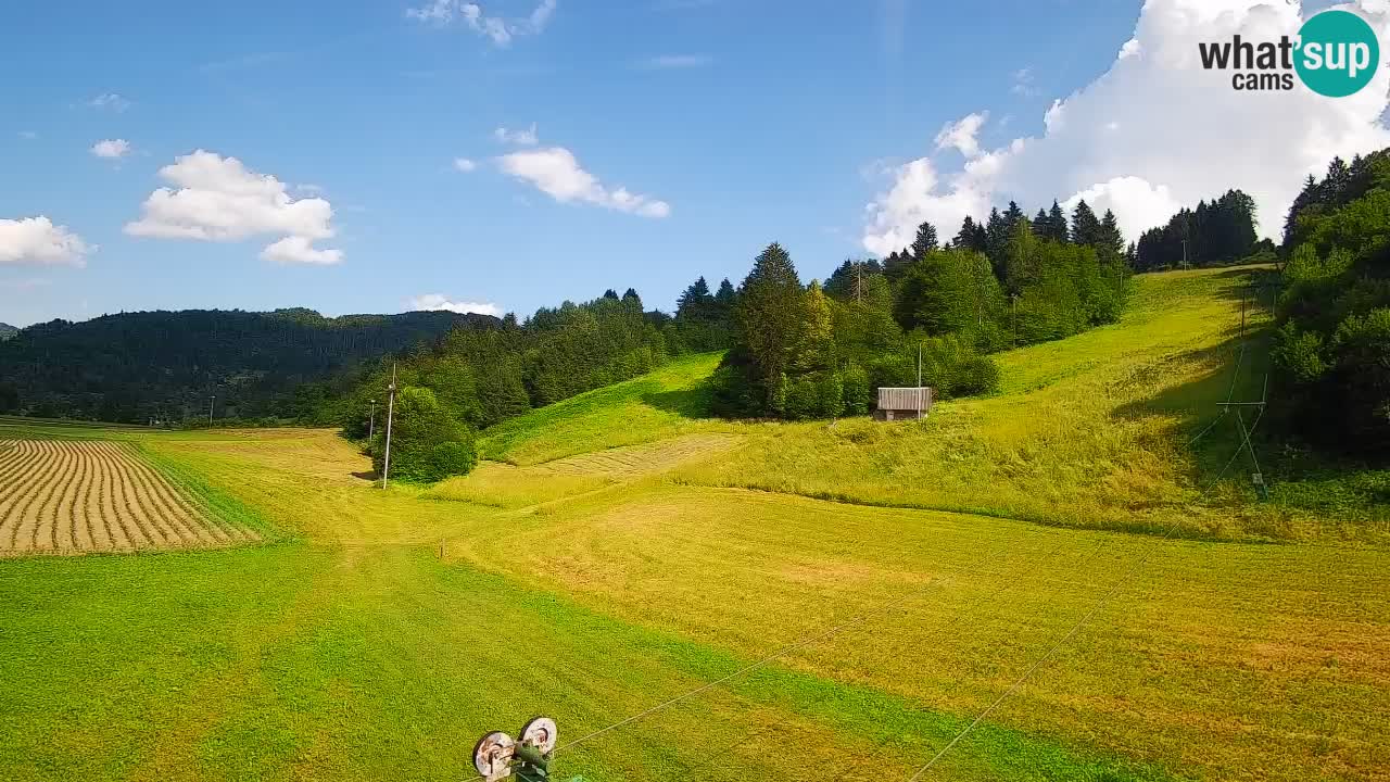 Web kamera Smučišče Senožeta – Skijalište u Srednjoj Vasi kod Bohinja
