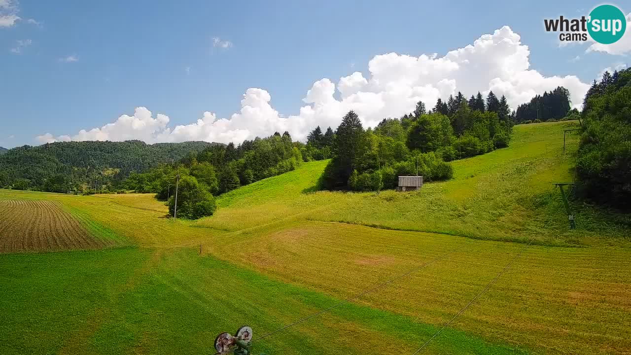 Webcam Smučišče Senožeta – Ski Resort Live View near Bohinj