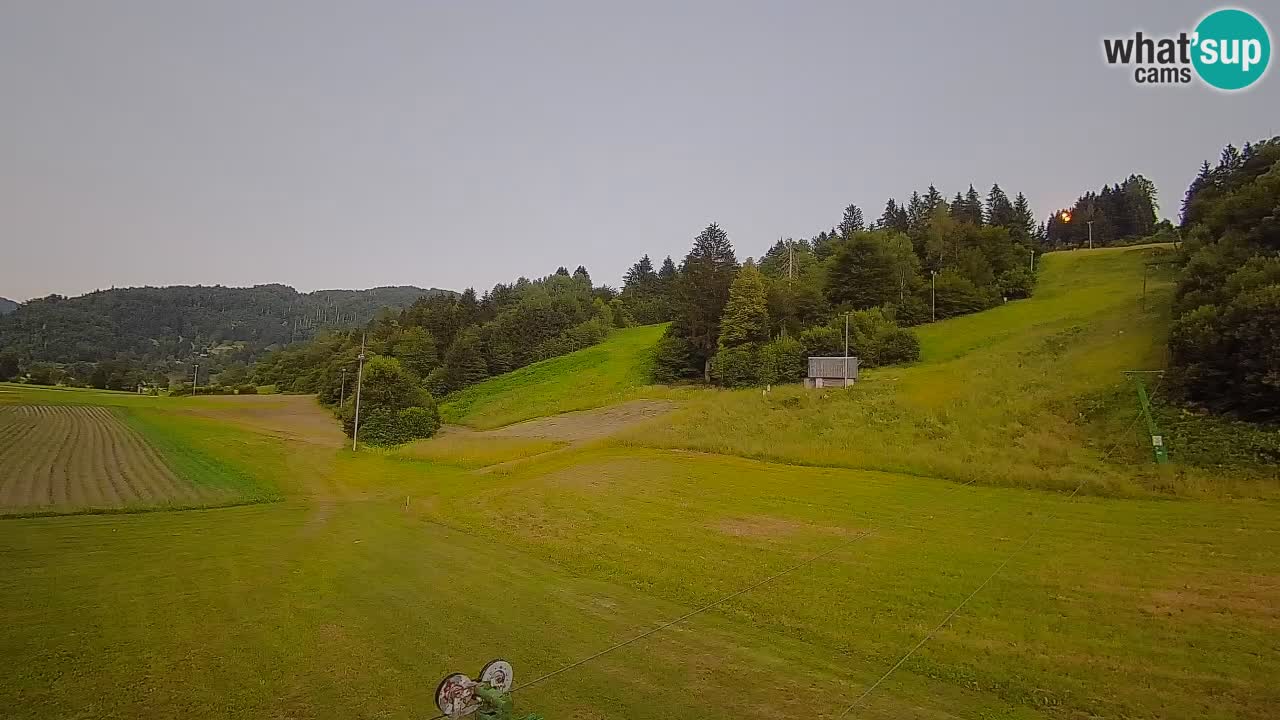 Webcam Smučišče Senožeta – Station de ski à Srednja Vas près de Bohinj