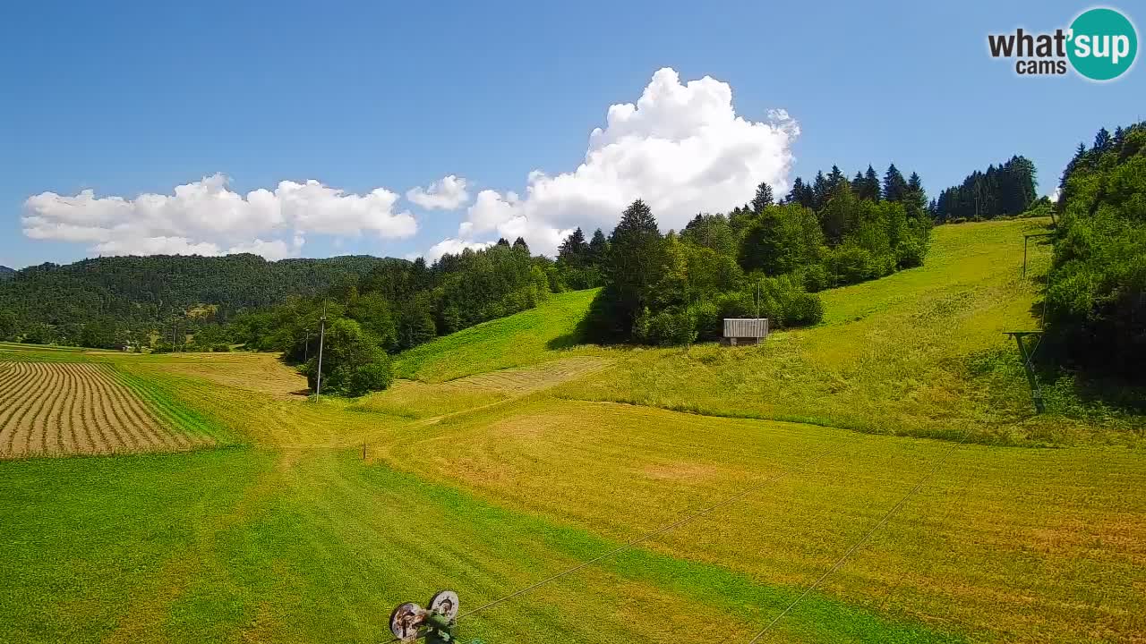 Webcam Smučišče Senožeta – Stazione sciistica a Srednja Vas vicino Bohinj