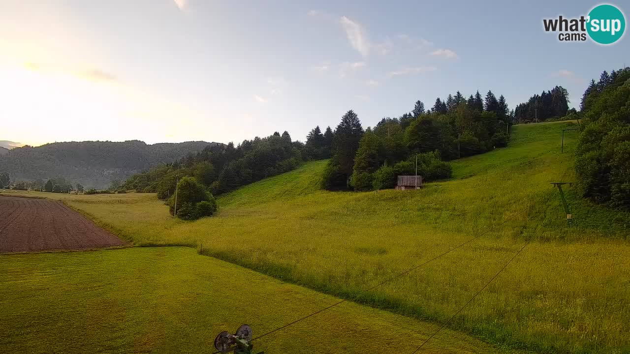 Webcam Smučišče Senožeta – Ski Resort Live View near Bohinj