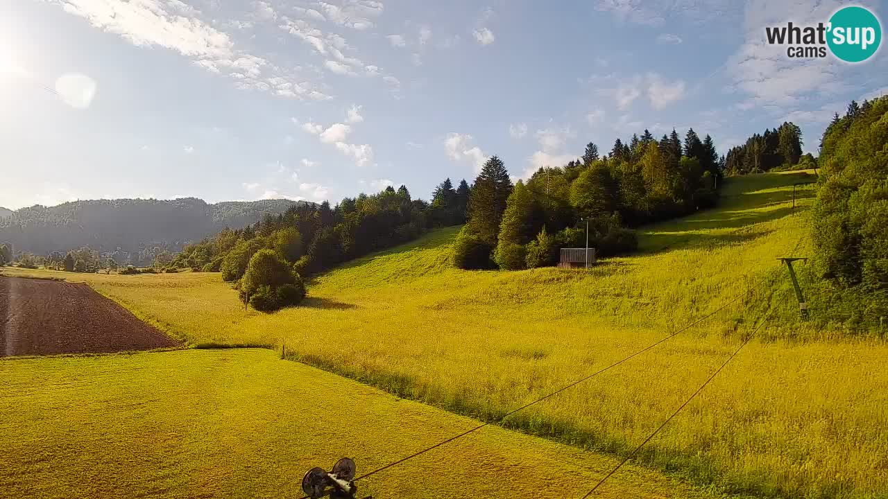 Webcam Smučišče Senožeta – Ski Resort Live View near Bohinj