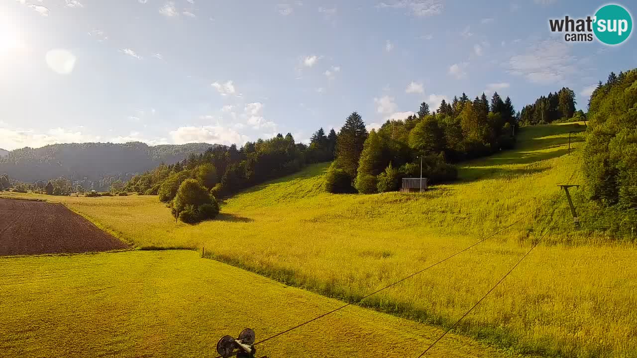 Cámara web Smučišče Senožeta – Estación de esquí en Srednja Vas cerca de Bohinj