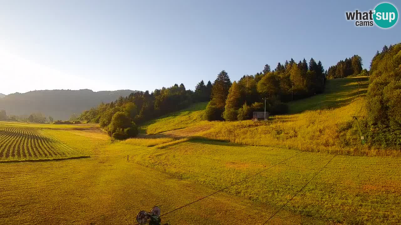 Webcam Smučišče Senožeta – Ski Resort Live View near Bohinj