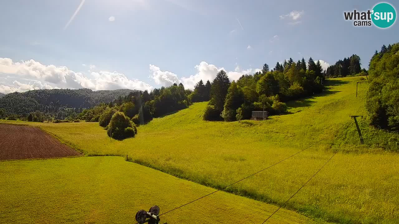 Cámara web Smučišče Senožeta – Estación de esquí en Srednja Vas cerca de Bohinj