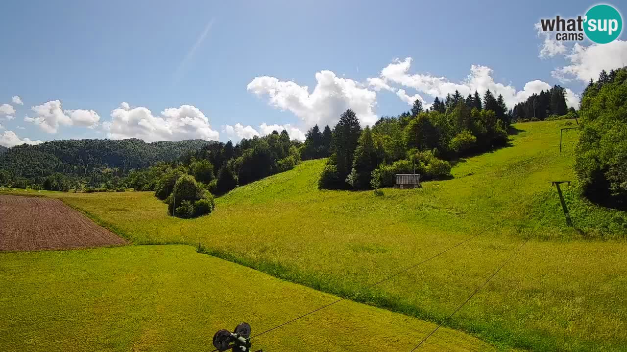 Cámara web Smučišče Senožeta – Estación de esquí en Srednja Vas cerca de Bohinj