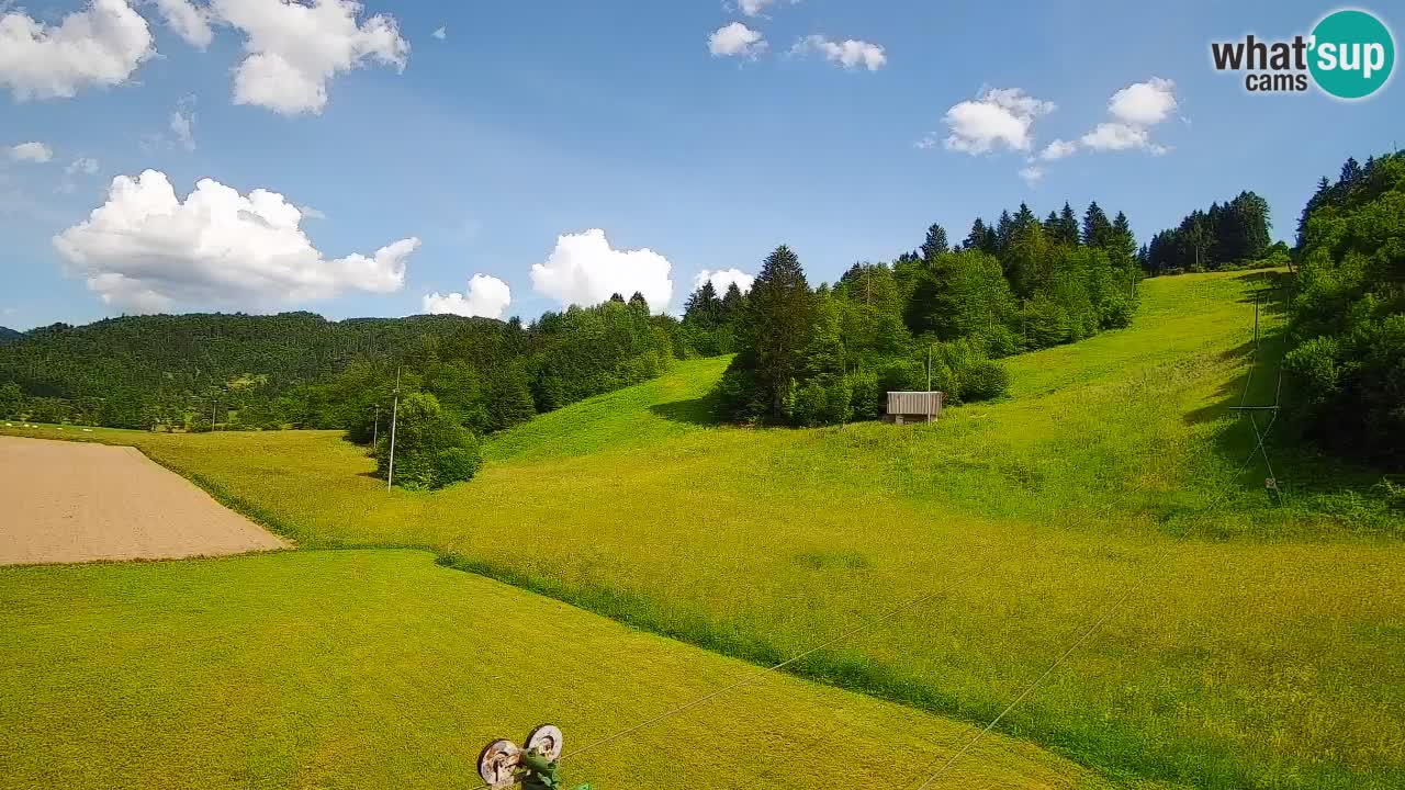 Cámara web Smučišče Senožeta – Estación de esquí en Srednja Vas cerca de Bohinj