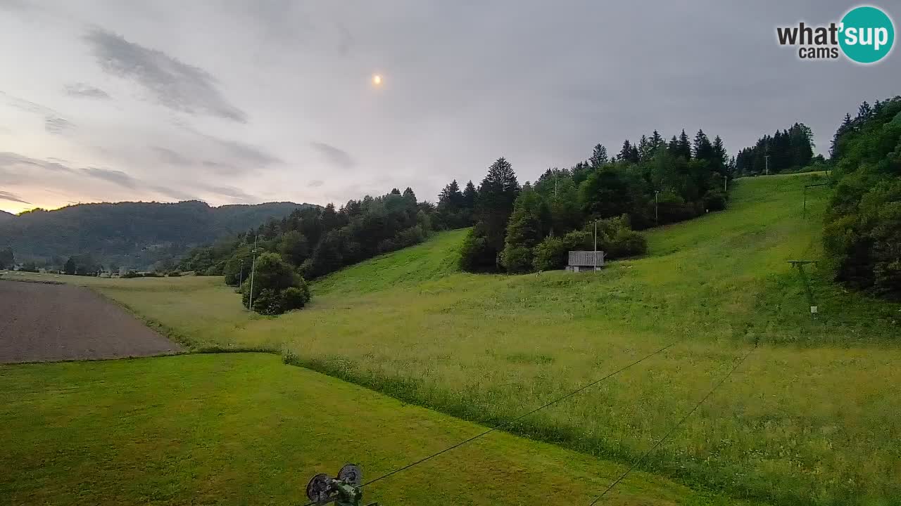 Webcam Smučišče Senožeta – Stazione sciistica a Srednja Vas vicino Bohinj
