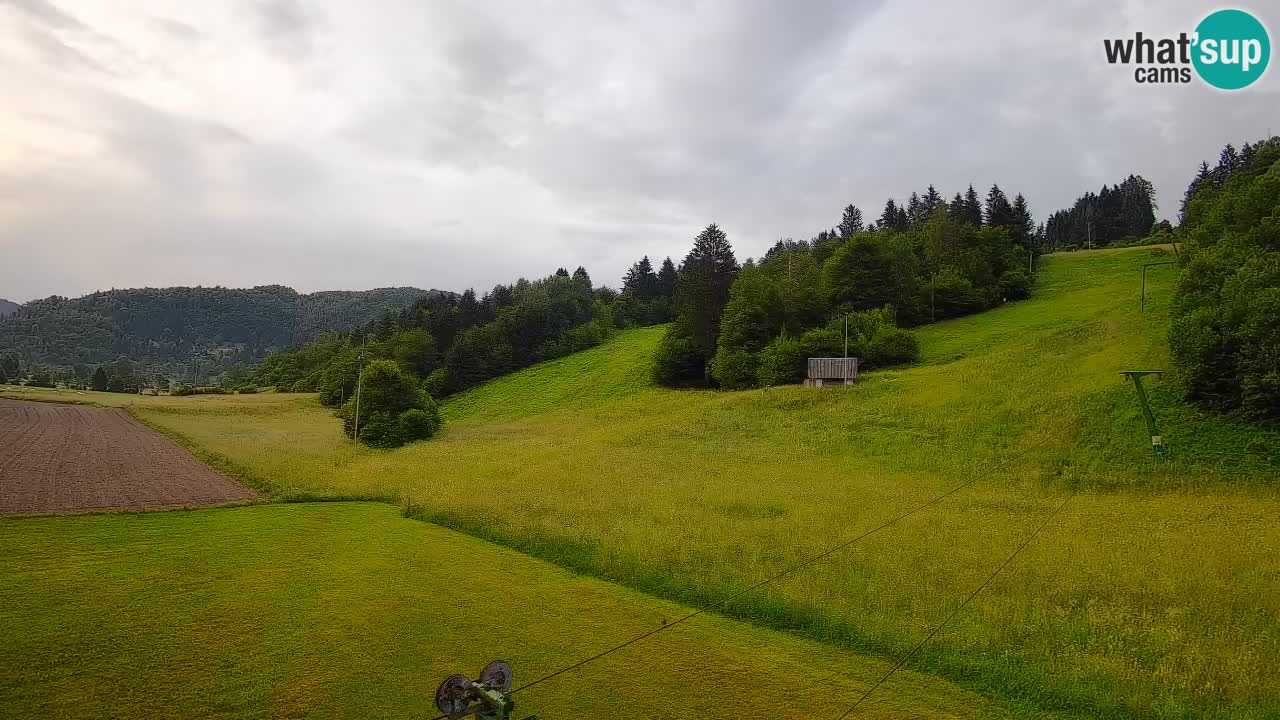 Webcam Smučišče Senožeta – Stazione sciistica a Srednja Vas vicino Bohinj