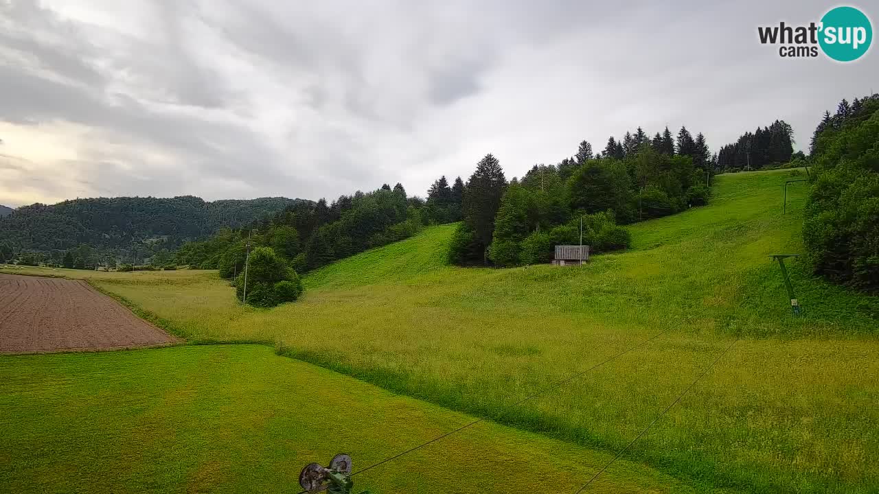 Webcam Smučišče Senožeta – Stazione sciistica a Srednja Vas vicino Bohinj