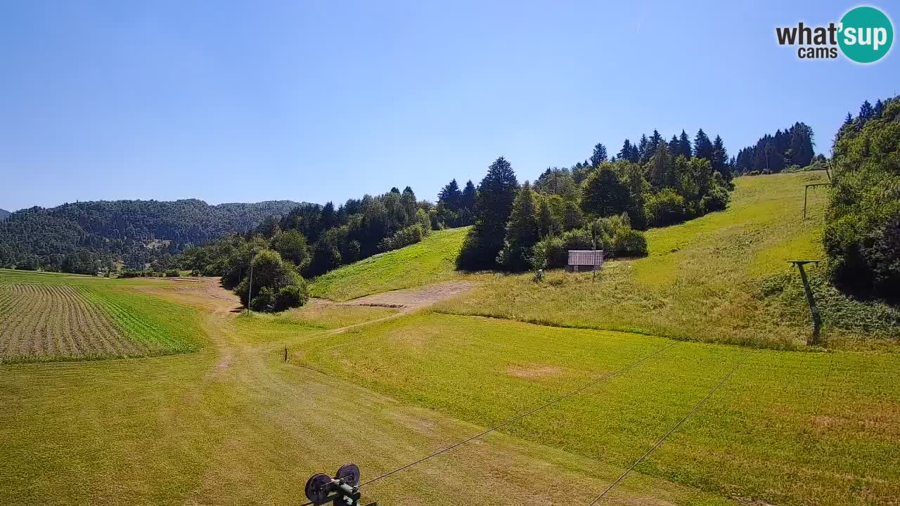 Webcam Smučišče Senožeta – Ski Resort Live View near Bohinj