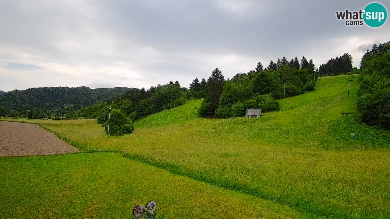 Webcam Smučišče Senožeta – Stazione sciistica a Srednja Vas vicino Bohinj
