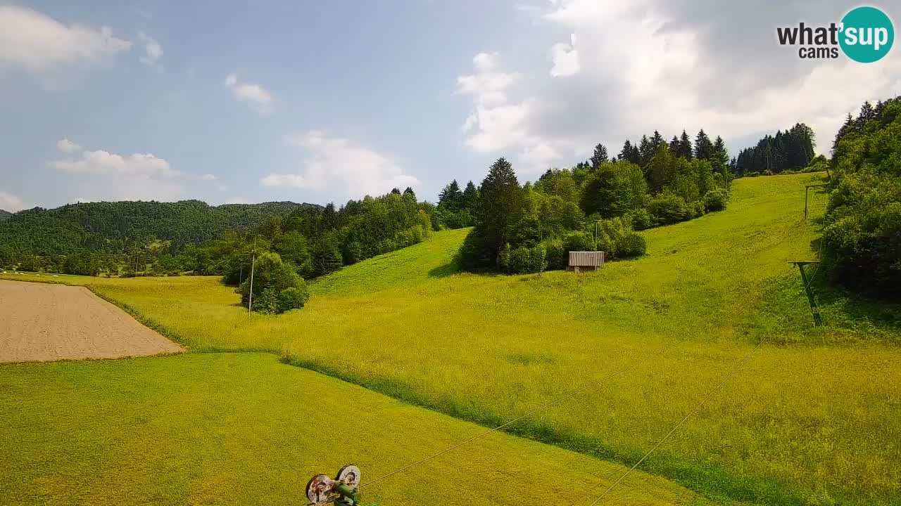 Cámara web Smučišče Senožeta – Estación de esquí en Srednja Vas cerca de Bohinj