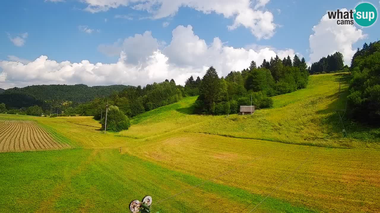Web kamera Smučišče Senožeta – Skijalište u Srednjoj Vasi kod Bohinja