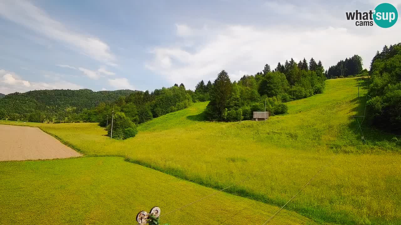 Cámara web Smučišče Senožeta – Estación de esquí en Srednja Vas cerca de Bohinj