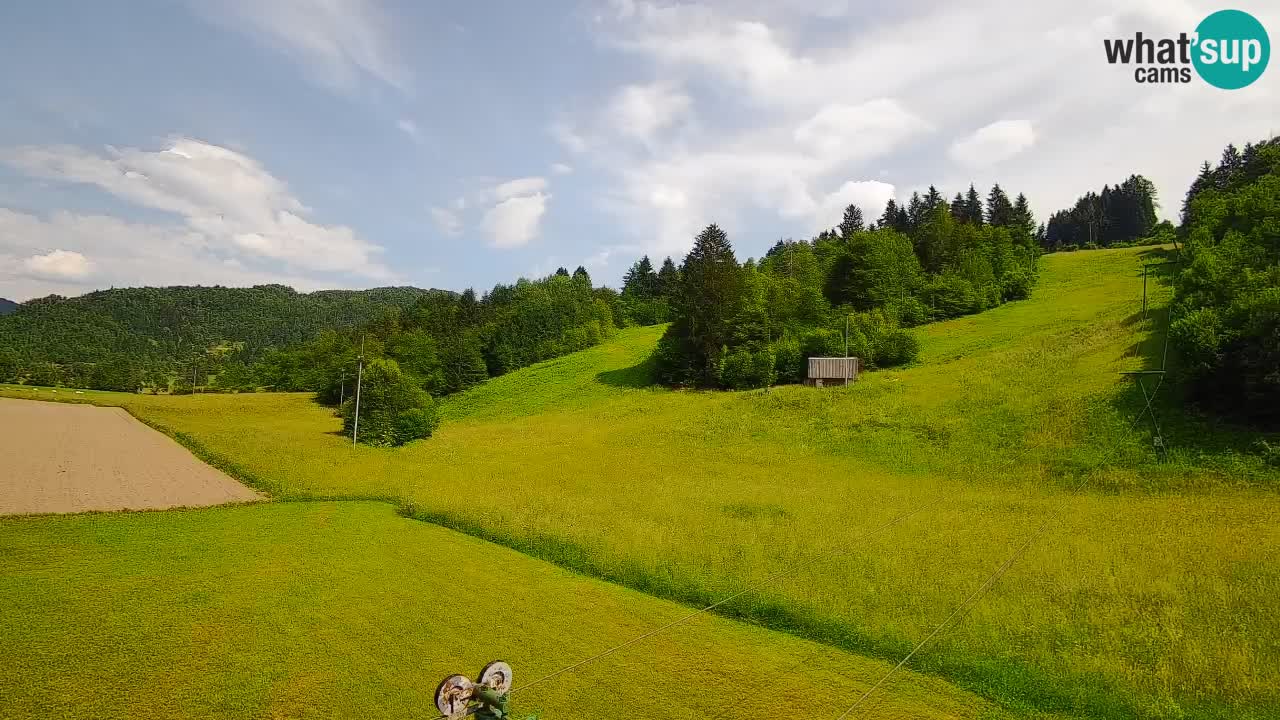 Web kamera Smučišče Senožeta – Skijalište u Srednjoj Vasi kod Bohinja