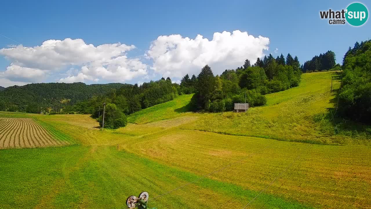 Web kamera Smučišče Senožeta – Skijalište u Srednjoj Vasi kod Bohinja