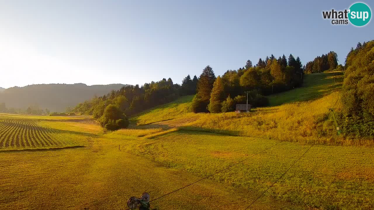 Webcam Smučišče Senožeta – Ski Resort Live View near Bohinj