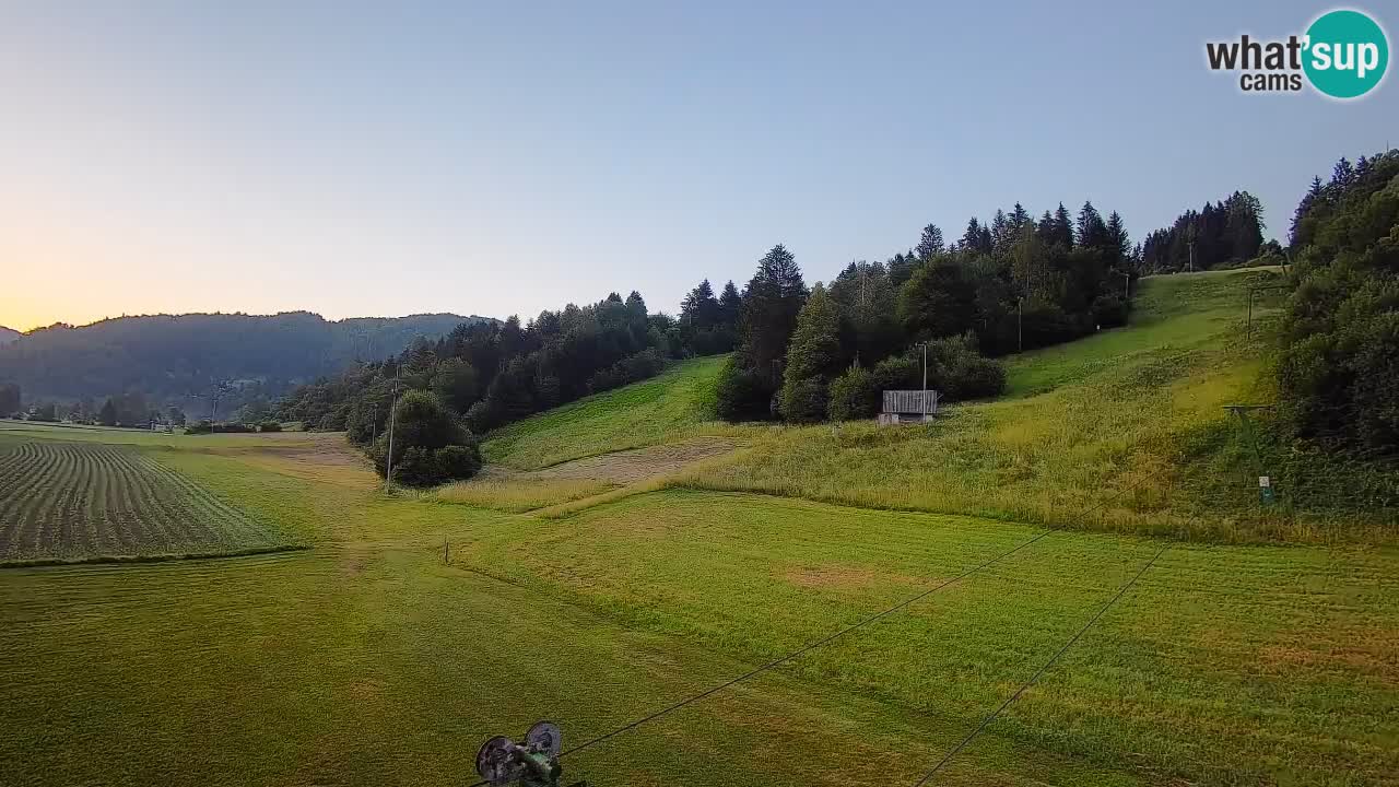 Webcam Smučišče Senožeta – Ski Resort Live View near Bohinj