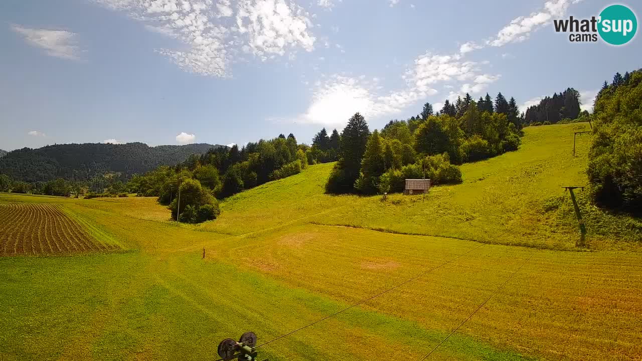 Webcam Smučišče Senožeta – Stazione sciistica a Srednja Vas vicino Bohinj
