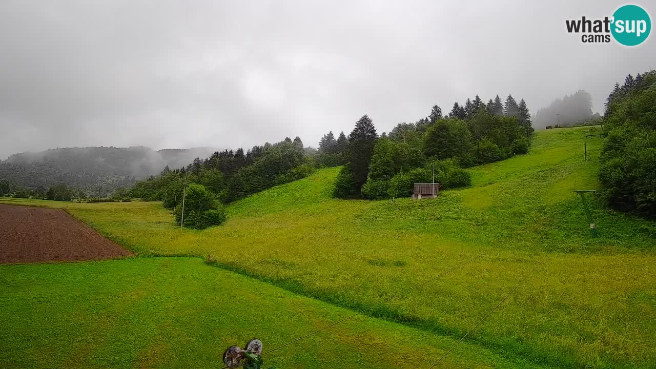 Webcam Smučišče Senožeta – Station de ski à Srednja Vas près de Bohinj