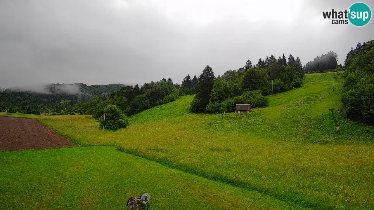 Webcam Smučišče Senožeta – Stazione sciistica a Srednja Vas vicino Bohinj