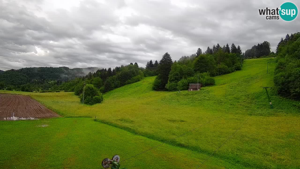 Webcam Smučišče Senožeta – Ski Resort Live View near Bohinj